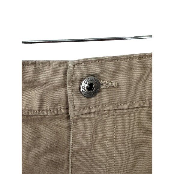 Duluth Trading Co Cargo Shorts Coolmax Flex Firehose Mens 46 Beige - Picture 9 of 15
